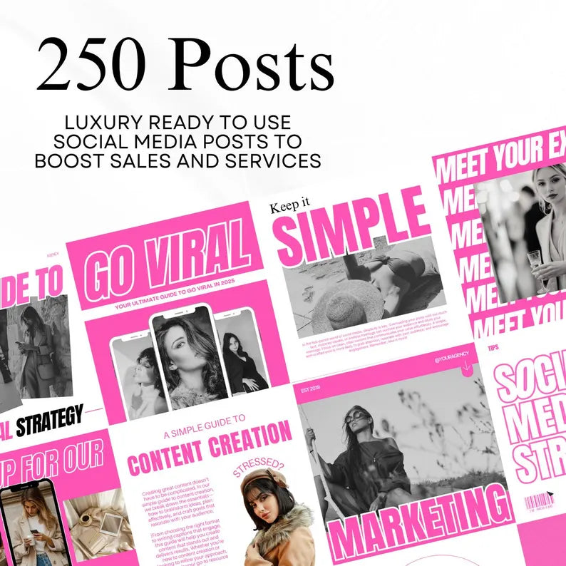 Dr. G’s Done-For-You Social Media Bundle 400 Fully Customizable Posts, Carousels & Stories for Canva