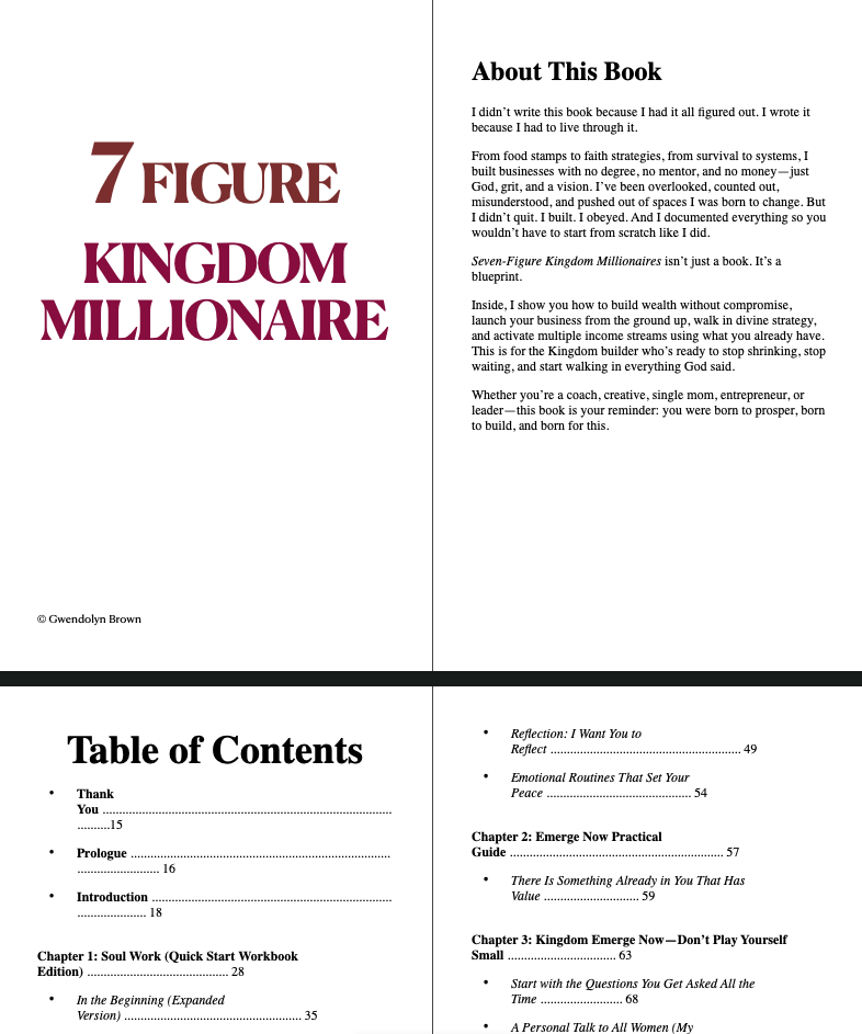 7 Figure Kingdom Millionaire Full Book