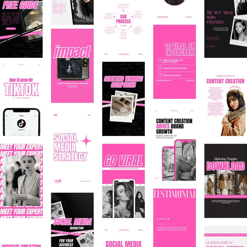 Dr. G’s Done-For-You Social Media Bundle 400 Fully Customizable Posts, Carousels & Stories for Canva