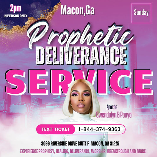 Prophetic Deliverance Service Tickets