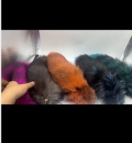 Real Fur Luxury Key Chain